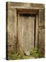 Broom in old doorway, Fuli Village, Yangshuo, China-Adam Jones-Stretched Canvas