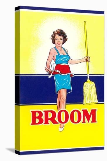 Broom Label, Sexy Housewife-null-Stretched Canvas
