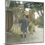 Broom Vendor, Japan, 1900-1905-Leon, Levy et Fils-Mounted Photographic Print
