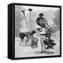 Broom Vendor, Rio De Janeiro, Brazil, 1922-null-Framed Stretched Canvas