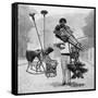 Broom Vendor, Rio De Janeiro, Brazil, 1922-null-Framed Stretched Canvas