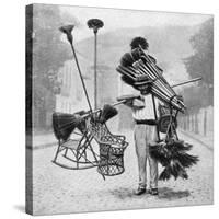 Broom Vendor, Rio De Janeiro, Brazil, 1922-null-Stretched Canvas