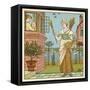 Brooms to Sell 1877-Walter Crane-Framed Stretched Canvas