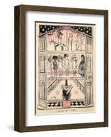 Brothel as Dolls House-Lucien Metivet-Framed Art Print