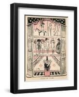 Brothel as Dolls House-Lucien Metivet-Framed Art Print