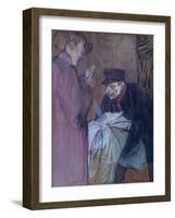 Brothel Laundryman, 1894-Henri de Toulouse-Lautrec-Framed Giclee Print