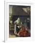 Brothel Scene, 1658-Frans Van Mieris-Framed Giclee Print