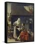 Brothel Scene, 1658-Frans Van Mieris-Framed Stretched Canvas