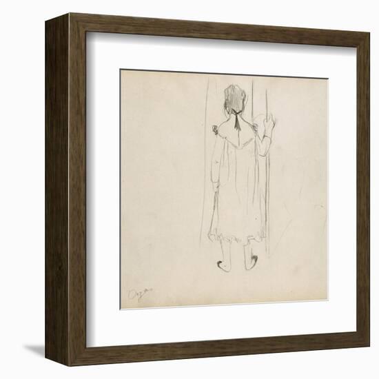 Brothel Scene-Edgar Degas-Framed Art Print