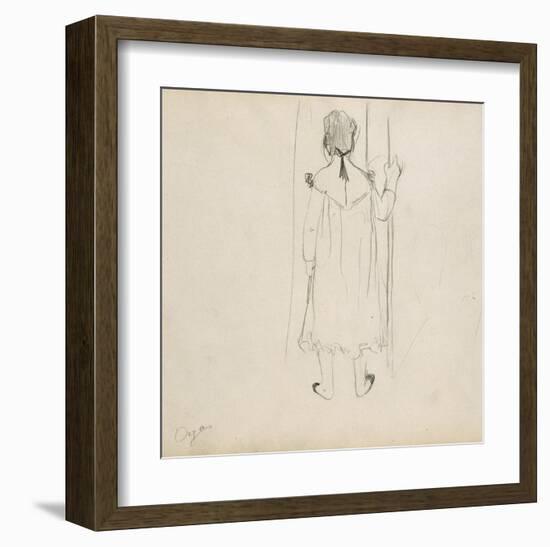 Brothel Scene-Edgar Degas-Framed Art Print