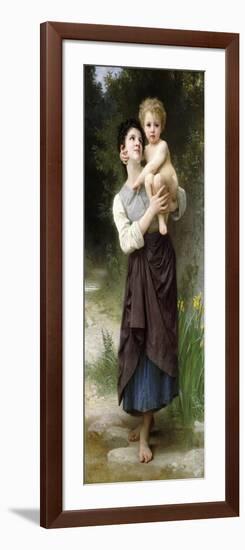 Brother and Sister, 1887-William Adolphe Bouguereau-Framed Giclee Print