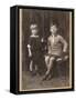 Brother and Sister 1924-null-Framed Stretched Canvas