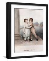 Brother and Sister, Late 18th-Early 19th Century-Adam Buck-Framed Giclee Print