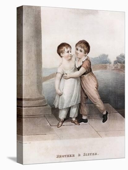 Brother and Sister, Late 18th-Early 19th Century-Adam Buck-Stretched Canvas