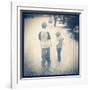 Brother and Sister Together-melking-Framed Photographic Print