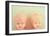 Brother and Sister-Den Reader-Framed Photographic Print