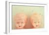 Brother and Sister-Den Reader-Framed Photographic Print