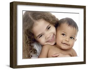 Brother And Sister-Ruth Jenkinson-Framed Photographic Print