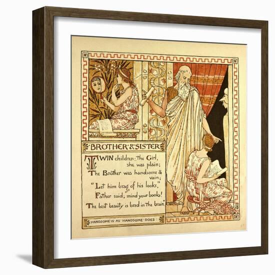 Brother and Sister-null-Framed Giclee Print