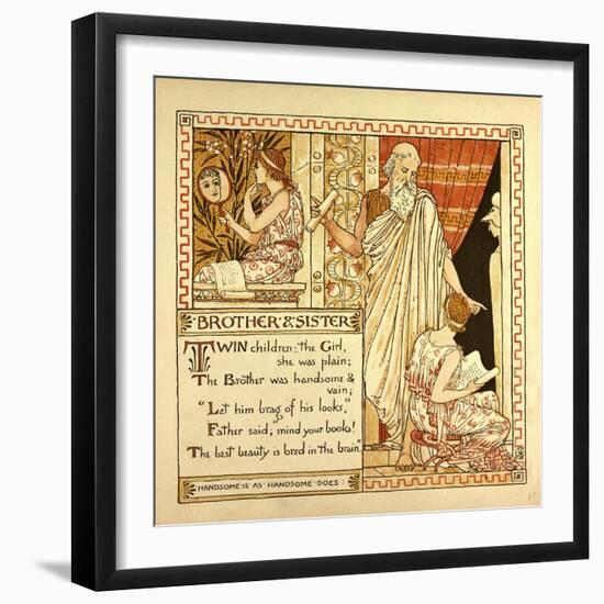 Brother and Sister-null-Framed Giclee Print