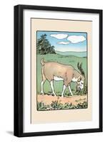 Brother Bill the Billy Goat-Julia Dyar Hardy-Framed Art Print