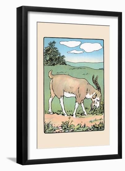 Brother Bill the Billy Goat-Julia Dyar Hardy-Framed Art Print