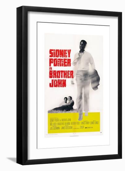 Brother John, Beverly Todd, Sidney Poitier, 1971-null-Framed Art Print