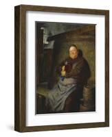 Brother Master Brewer in the Beer Cellar, 1902-Eduard Grutzner-Framed Giclee Print