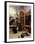 Brother Philippe Copying the Portrait of the Marquis De Fontanes in the Versailles Museum-Horace Vernet-Framed Giclee Print