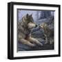 Brother Wolf (detail)-Daniel Smith-Framed Art Print