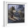 Brother Wolf (detail)-Daniel Smith-Framed Art Print