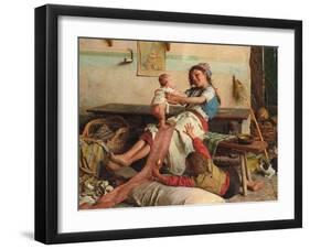 Brotherly Affection; Affetto Fraterno, C. 1900-Gaetano Chierici-Framed Giclee Print