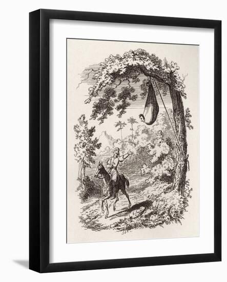 Brothers Grimm Children's and-George Cruikshank-Framed Giclee Print