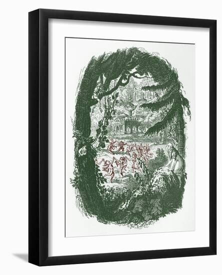 Brothers Grimm Children's and-George Cruikshank-Framed Giclee Print