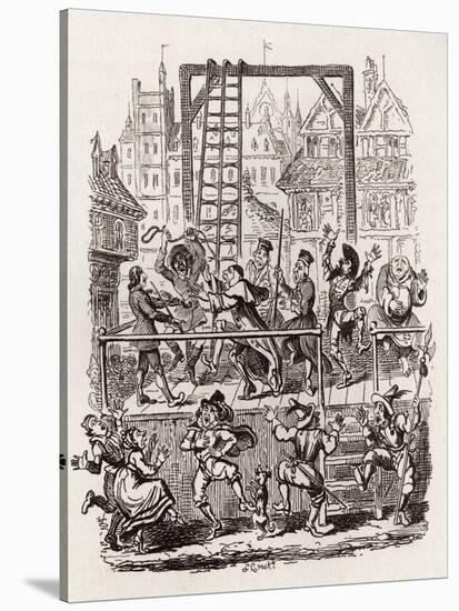 Brothers Grimm Children's and-George Cruikshank-Stretched Canvas