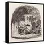 Brothers Grimm Children's and-George Cruikshank-Framed Stretched Canvas