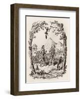 Brothers Grimm Children's and-George Cruikshank-Framed Giclee Print