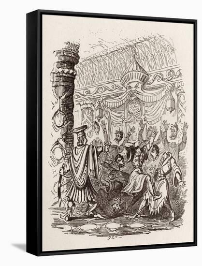 Brothers Grimm Children's and-George Cruikshank-Framed Stretched Canvas