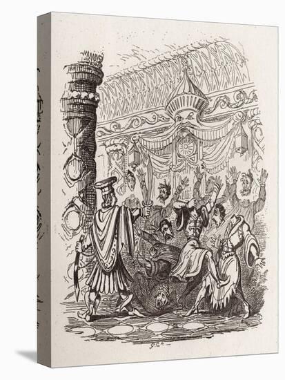 Brothers Grimm Children's-George Cruikshank-Stretched Canvas