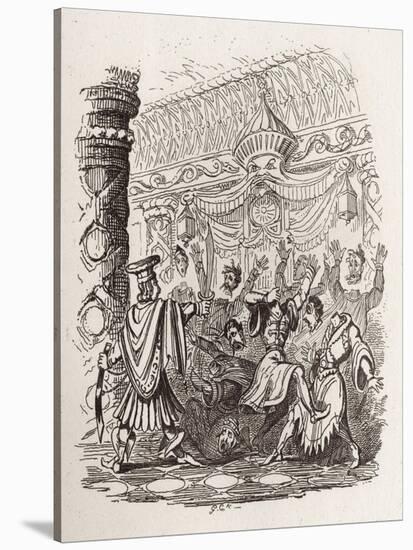 Brothers Grimm Children's-George Cruikshank-Stretched Canvas