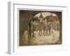 Brothers Leave Town-Arthur Rackham-Framed Art Print