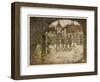 Brothers Leave Town-Arthur Rackham-Framed Art Print