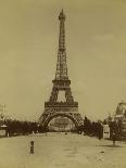 Paris, 1900 World Exhibition, The Eiffel Tower and the Grand Globe Céleste-Brothers Neurdein-Photographic Print