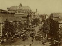 Paris, 1900 World Exhibition, The Eiffel Tower and the Grand Globe Céleste-Brothers Neurdein-Photographic Print