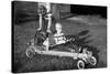 Brothers Play with their Homemade Go Cart, Ca. 1955-null-Stretched Canvas