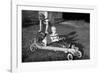 Brothers Play with their Homemade Go Cart, Ca. 1955-null-Framed Photographic Print