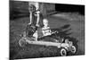 Brothers Play with their Homemade Go Cart, Ca. 1955-null-Mounted Photographic Print