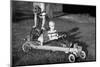 Brothers Play with their Homemade Go Cart, Ca. 1955-null-Mounted Photographic Print