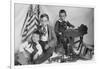 Brothers, Toys, and School Desk-null-Framed Photographic Print