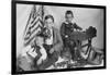 Brothers, Toys, and School Desk-null-Framed Photographic Print